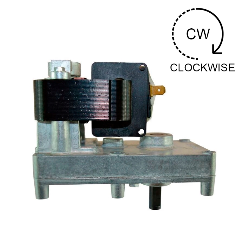 Getriebemotor / Schneckenmotor für Pelletofen : 1 rpm - welle 9,5 mm - 230 v