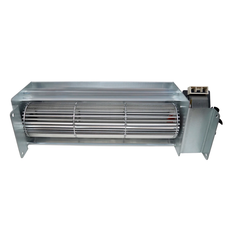 Warmluftgebläse / Tangentialventilator für Pelletofen - Länge 33 cm Durchmesser 8 cm