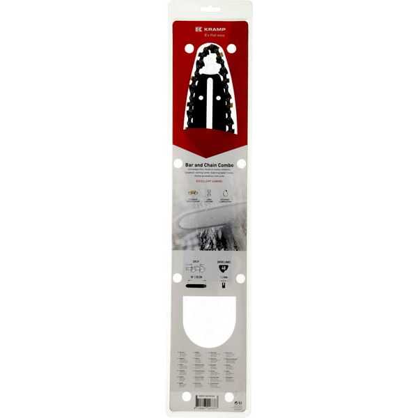 Husqvarna Schiene und Kette Combo 3/8" LoPro - 1038LP13401041KR - Set mit Führungsschiene und Sägekette, 10"/25 cm, 3/8 LP 1,3 m
