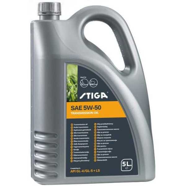 Stiga Getriebeöl - 1111928201 - Getriebeöl, SAE 5W-50, 5 l