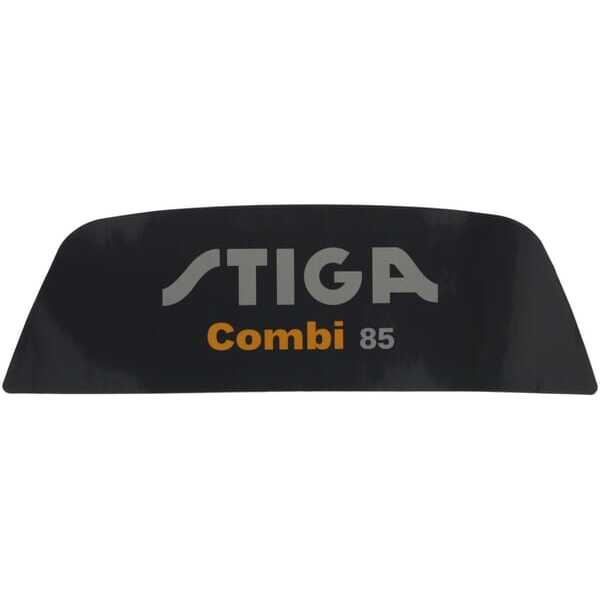 Stiga AufkleberÜbersichtOE - 1143685461 - Decal Stiga Combi 85 FM-CD