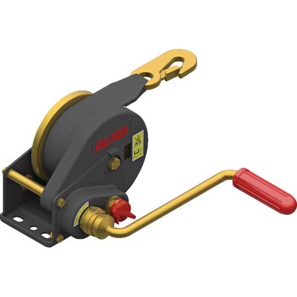 AL-KO Sicherheitsseilwinde COMPACT mit Abrollautomatik - 1225300 - Sicherheitsseilwinde Compact-450A+Band