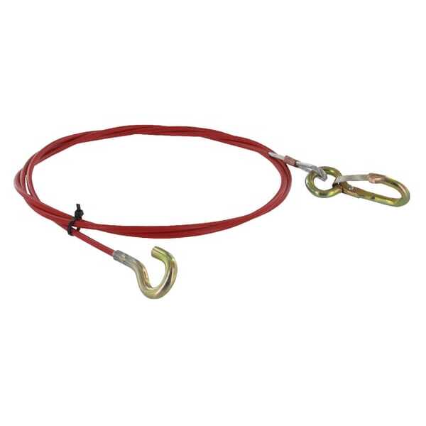 AL-KO Abreissseilfür PKW-Anhänger - 209534 - Abreissseil Hacken 1600mm