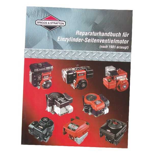 Briggs & Stratton Ersatzteilkatalog - 271266 - Reparaturhandbuch Einzylindermotoren