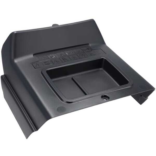 Stiga OE - 3251105410 - Zentrale Abdeckung schwarz ABS MP/SD genarbt
