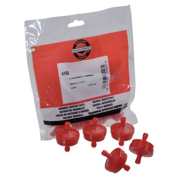 Briggs & Stratton In-Line Kraftstofffilter - 4105 - Kraftstofffilterset 5x 298090S