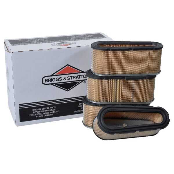 Briggs & Stratton Luftfilter oval - 4139 - Luftfilterset oval 4x 496894S