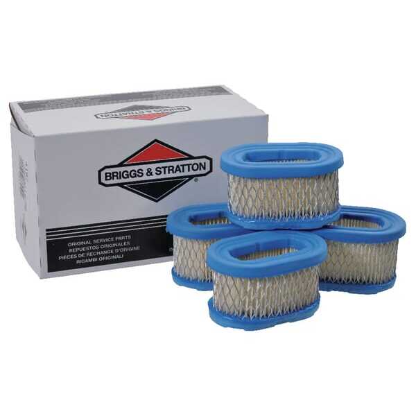 Briggs & Stratton Luftfilter oval - 4197 - Luftfilterset oval 4x 497725S