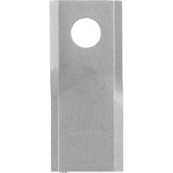John Deere ÜbersichtRotorklingen - 55903310KR - Mähmesser rechts 107x45x4 mm, Bohrung Ø 18,25 mm, geeignet für Kuhn / John Deere
