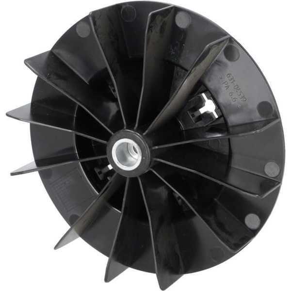 MTD Lüfterräder- ÜbersichtOE - 63104539 - Gebläsebaugruppe elektrisch H-Deck Wolf