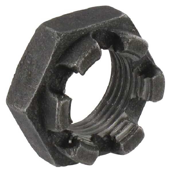 AL-KO Kronenmutter - 700117 - Kronenmutter niedrig Modell DIN937 M18x1,50 Stahl AL-KO