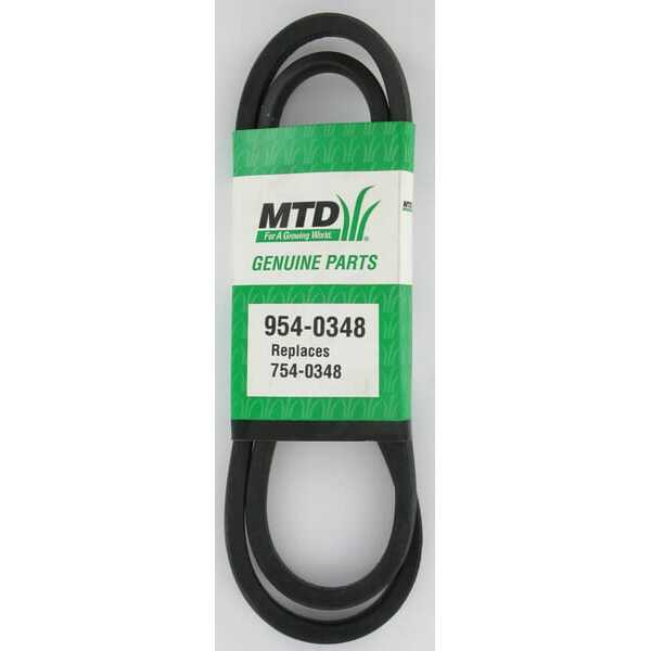 MTD Keilriemen Übersicht - 7540348 - Keilriemen