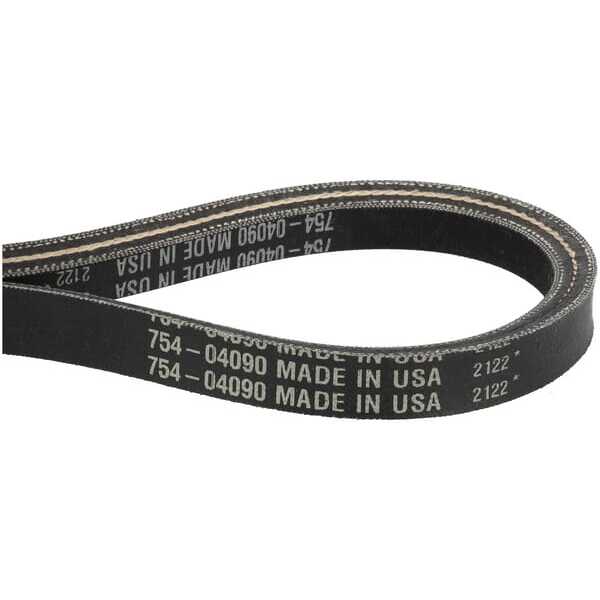 MTD Keilriemen Übersicht - 75404090 - Keilriemen