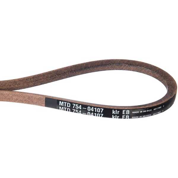 MTD Keilriemen Übersicht - 75404107 - Keilriemen Vtype Bsec X 135 Aramid