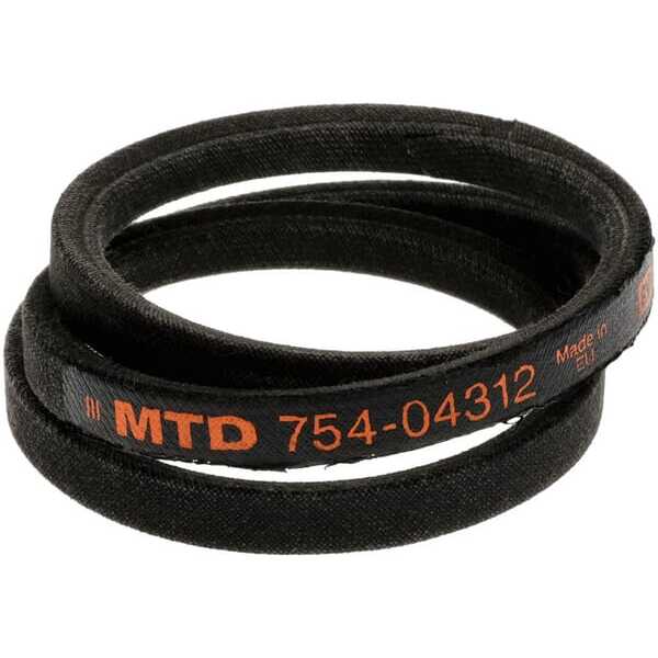 MTD Keilriemen Übersicht - 75404312 - Keilriemen