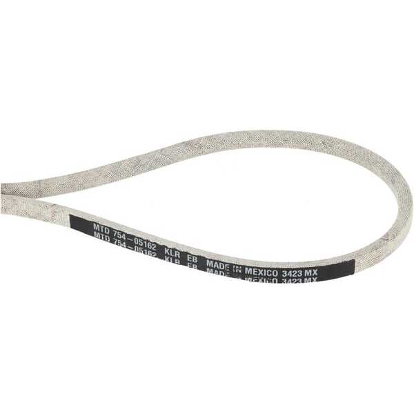 MTD Keilriemen Übersicht - 75405162 - Keilriemen Section, A, x 96,1