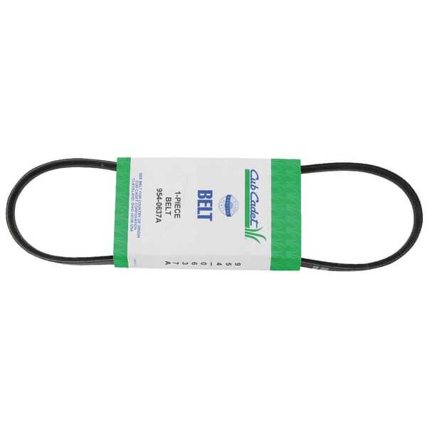MTD Keilriemen Übersicht - 7540637A - Keilriemen