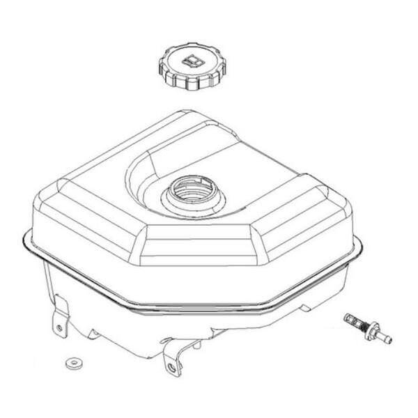 Briggs & Stratton Kraftstofftank - 799782 - Kraftstofftank