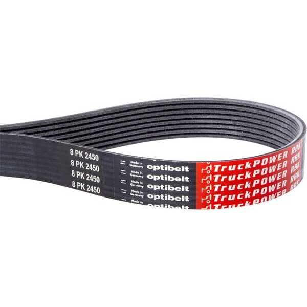 John Deere Rippenbänder Profil PK8 Rippen - 8PK2450 - Rippenriemen 8PK2450 Optibelt