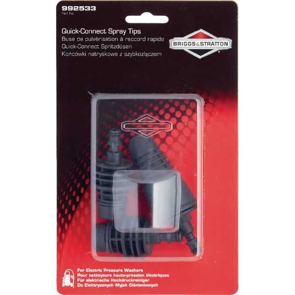 Briggs & Stratton Hochdruckreiniger Zubehör - 992533 - Quick Connect Spritzdüsen