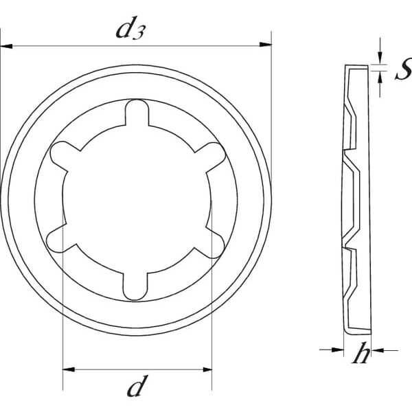 AL-KO Starlock Sicherungsringe OE - AK700128 - Federring 8mm 127B VZ