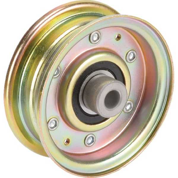 MTD Flach-/Spannrollen mit Flansch mit Lager - FGP010239 - Umlenkrolle mit Wangen