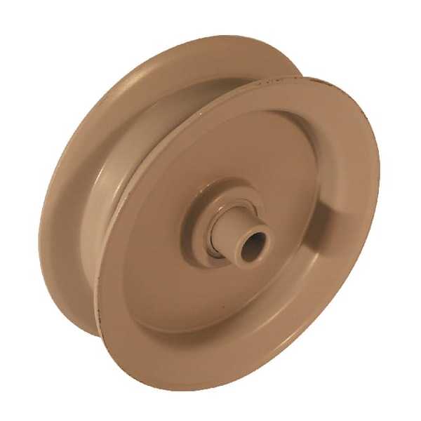 MTD Flach-/Spannrollen mit Flansch mit Lager - FGP010240 - Keilriemenscheibe mit Wangen