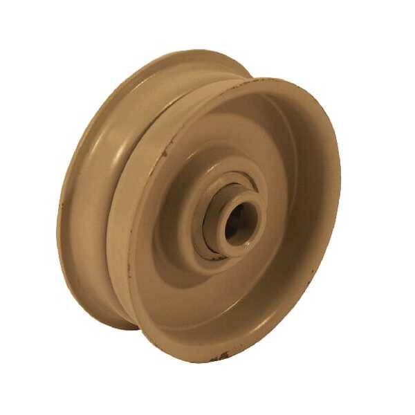 AYP Flach-/Spannrollen mit Flansch mit Lager - FGP011875 - Umlenkrolle mit Wangen