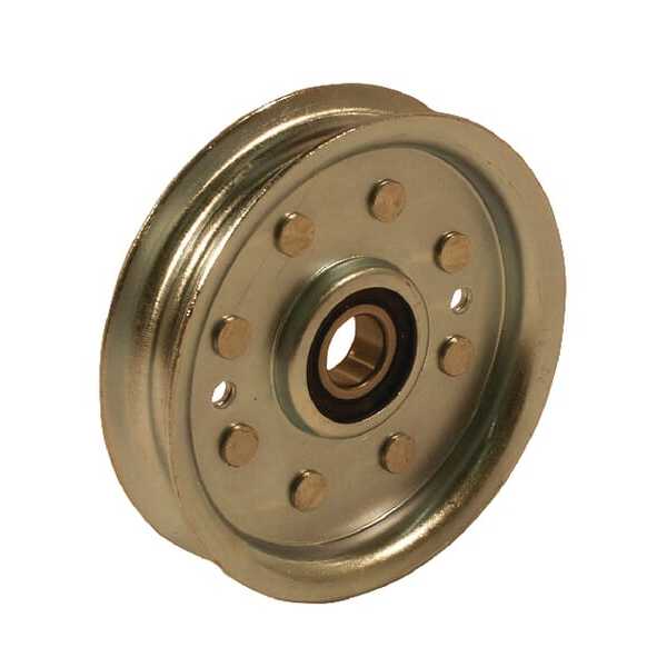 Snapper Flach-/Spannrollen mit Flansch mit Lager - FGP011891 - Umlenkrolle flach mit Lager