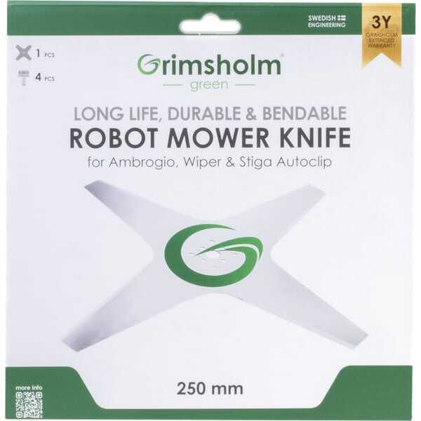 Stiga MährobotermesserÜbersichtUniversal - FGP122 - Messer, passend zu Mähroboter Stiga Autoclip, 25 cm