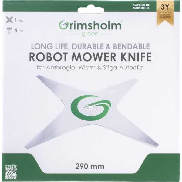Stiga MährobotermesserÜbersichtUniversal - FGP123 - Messer, passend zu Mähroboter Stiga Autoclip, 29 cm