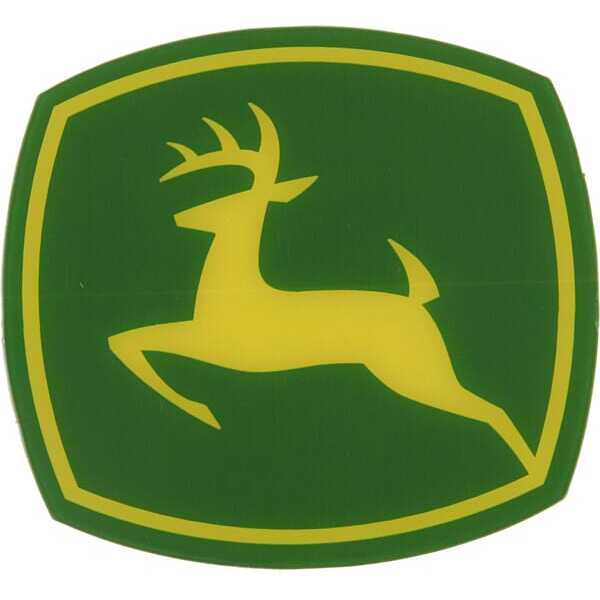 John Deere AufkleberÜbersichtOE - JD5779 - Etikett Trademark, Springende Hirsche