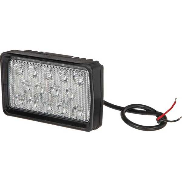 John Deere Arbeitsscheinwerfer LED, rechteckig - LA10412 - LED Arbeitsscheinwerfer 21W 2600lm - Flutlicht RH