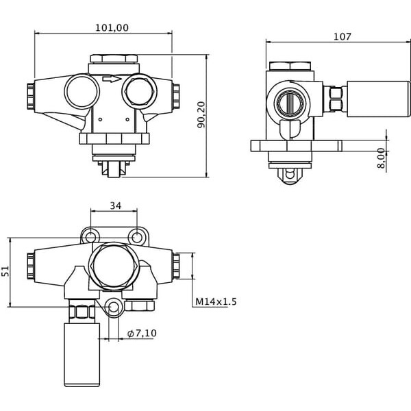 John Deere Kraftstoffförderpumpe Kramp - RE10258KR - Kraftstoffförderpumpe