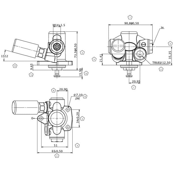 John Deere Kraftstoffförderpumpe Kramp - RE46375KR - Kraftstoffförderpumpe