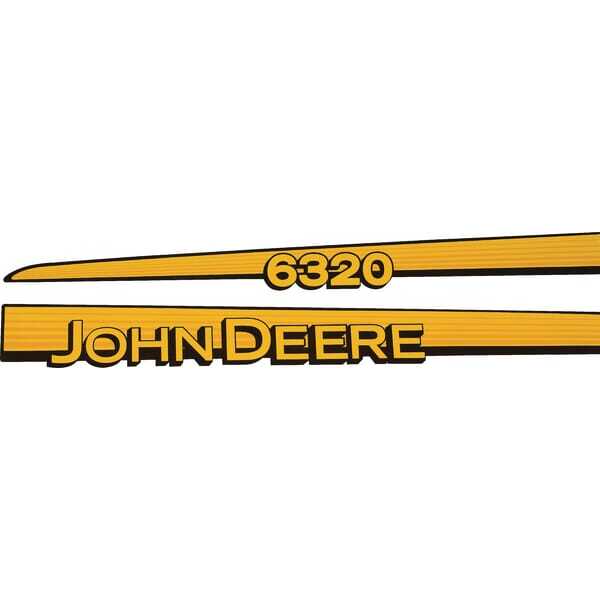 John Deere Aufklebersätze - TR6320JD - Aufkleberset "John Deere 6320"