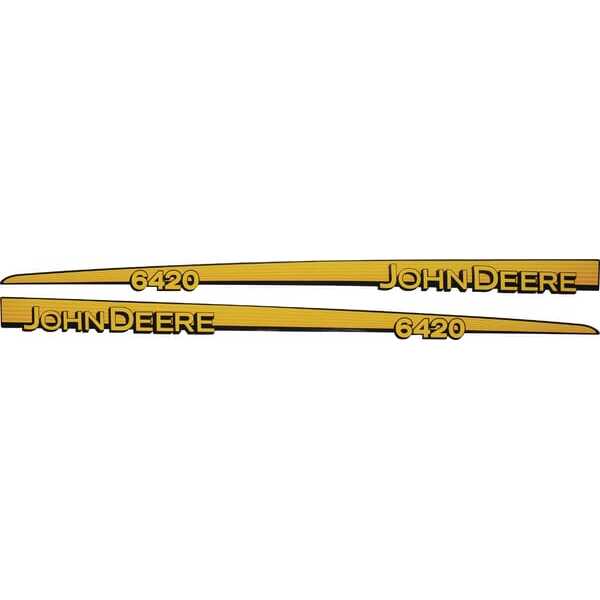 John Deere Aufklebersätze - TR6420JD - Aufkleberset \