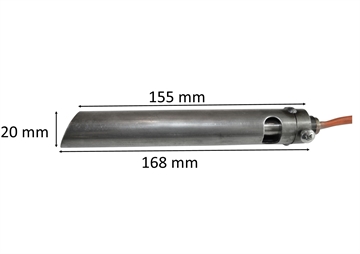 Zuendstab Gluehzuender Zuendkerze Ersatzteil für Pelletofen 10mm 175mm 350W 