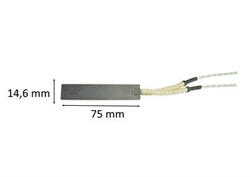 Zündkerze / Glühzünder (flach keramisch) für CERA DESIGN Pelletofen